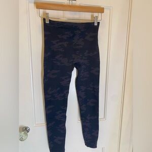 SPANX Black Camouflage Leggings